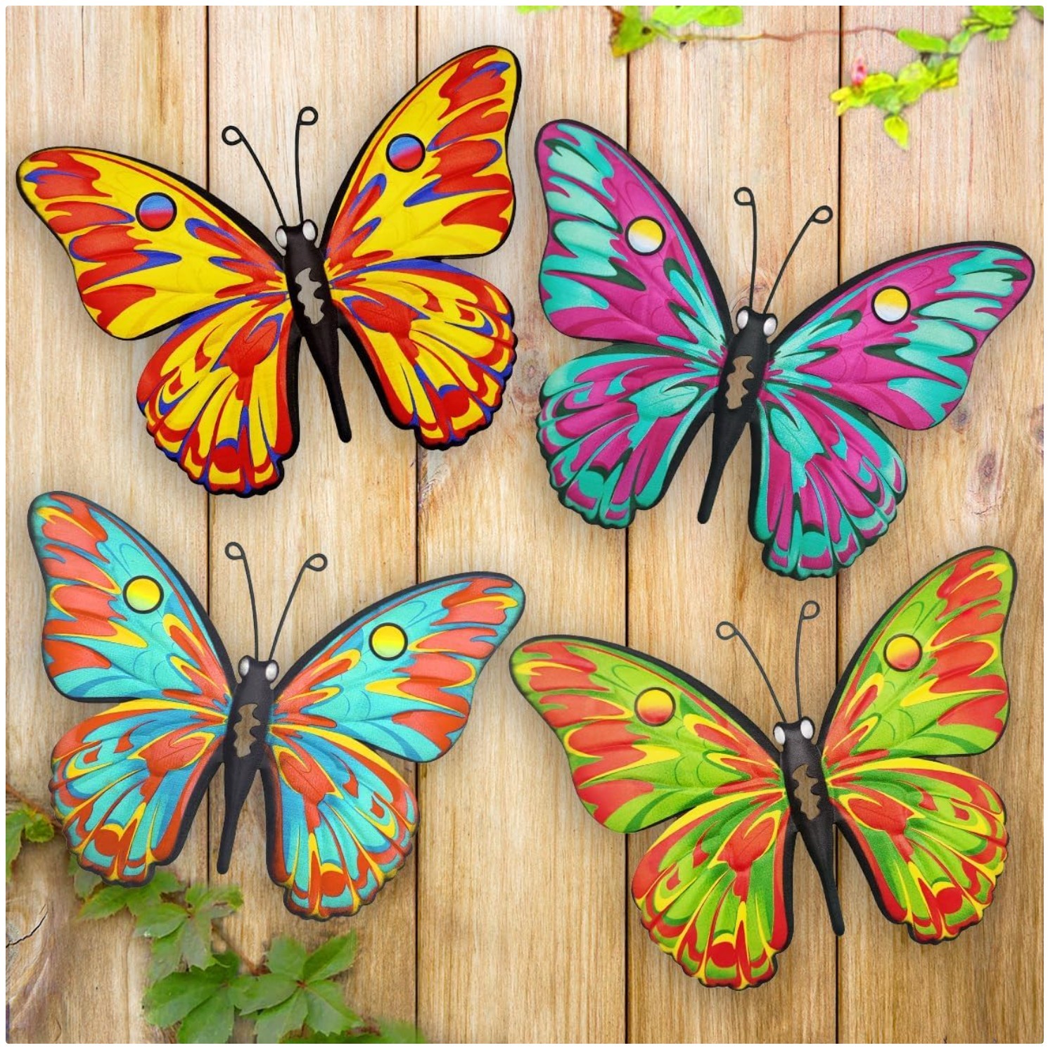Decorative Butterfly Yard Art – Patio Balcony Wall Hangings