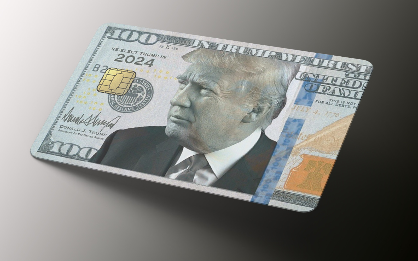 Trump Credit Card Skin, Debit, Credit Card Covering