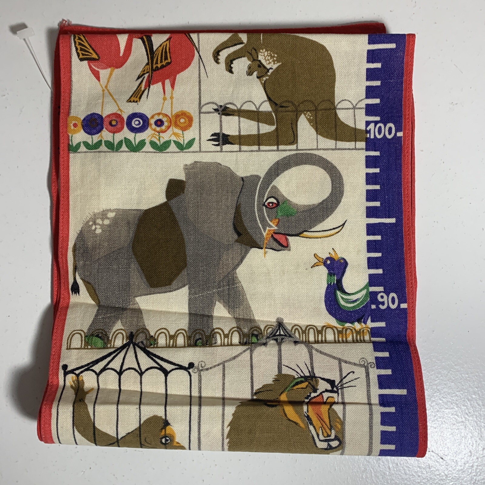 Child To Youth Wall Growth Chart Height Measure Ruler German Zoo Animals CM Unit