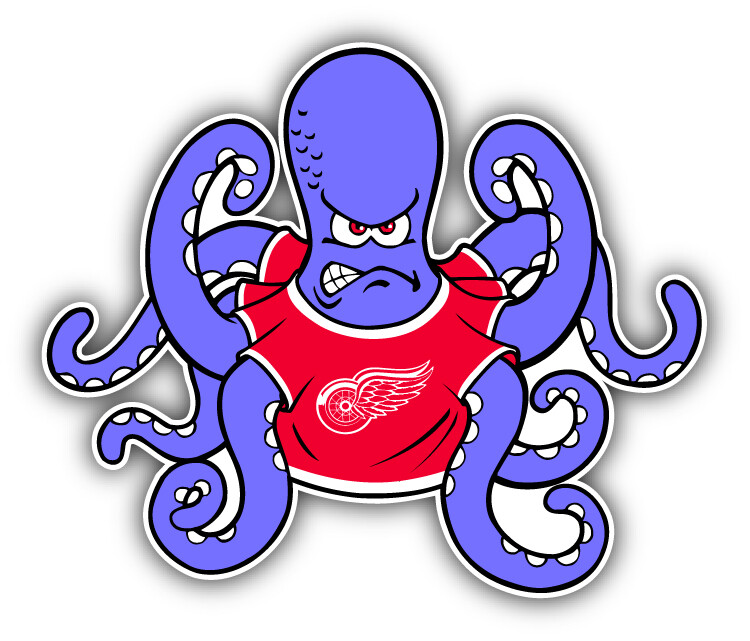 Detroit Red Wings NHL Hockey Sport Logo Car Bumper Sticker Decal "SIZES"