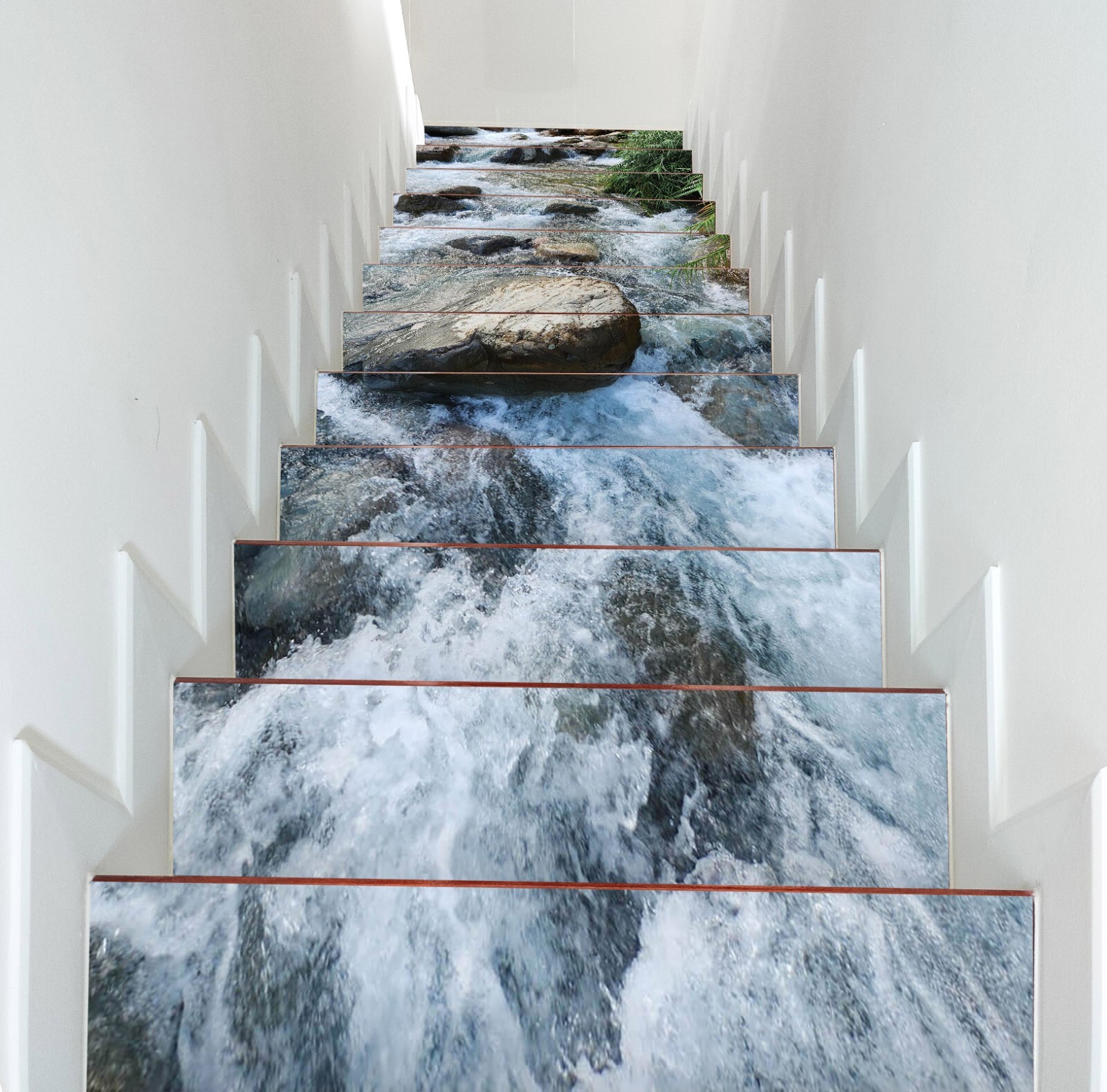 3D Charming Stream U980 Stair Risers Decoration Photo Mural Decal Wallpaper Romy