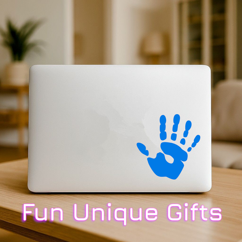 Hand Print Vinyl Decal Sticker -Multiple Colors & Sizes- FREE SHIPPING!
