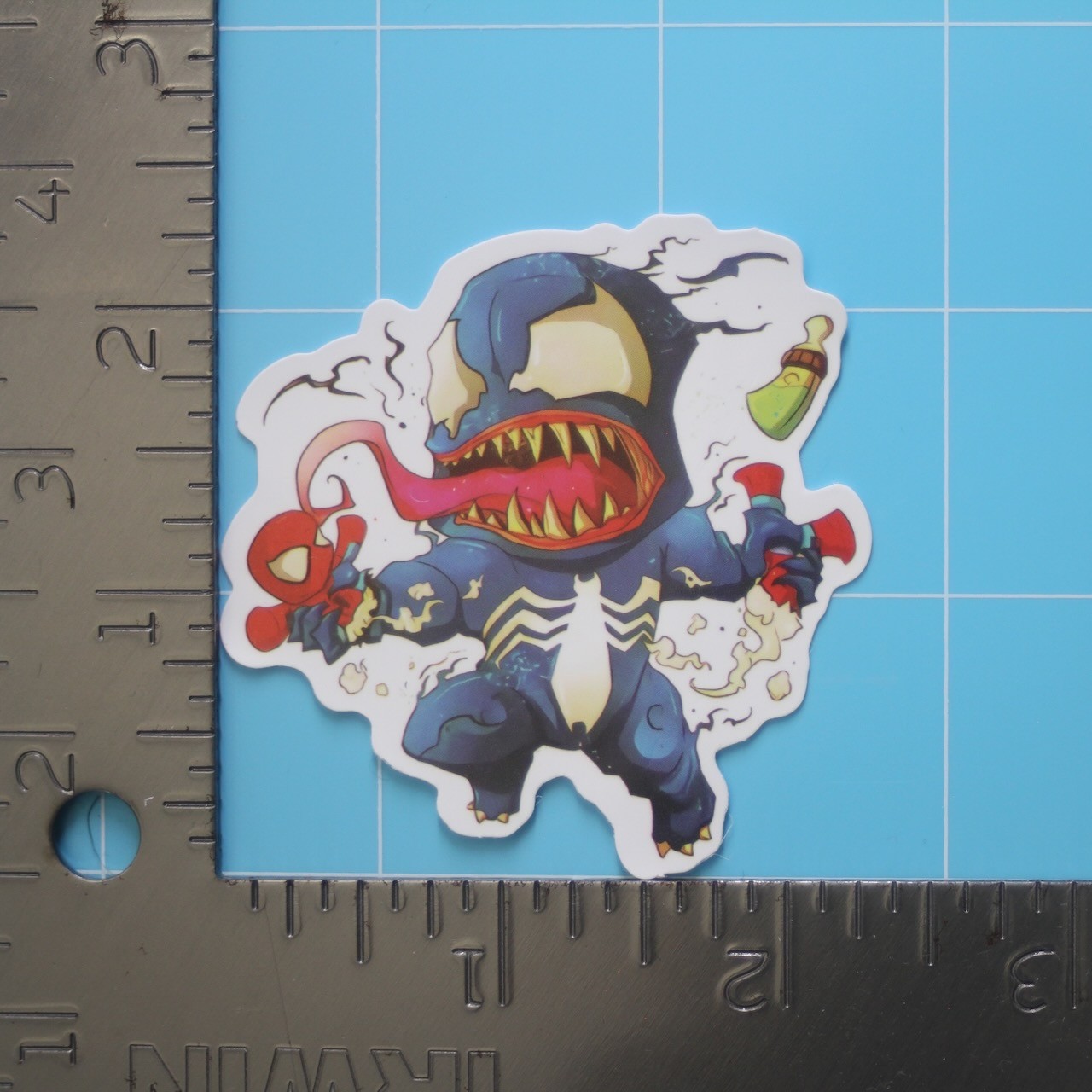 Marvel Universe Sticker (VENOM) MCU Superheroes, Gloss PVC Decal