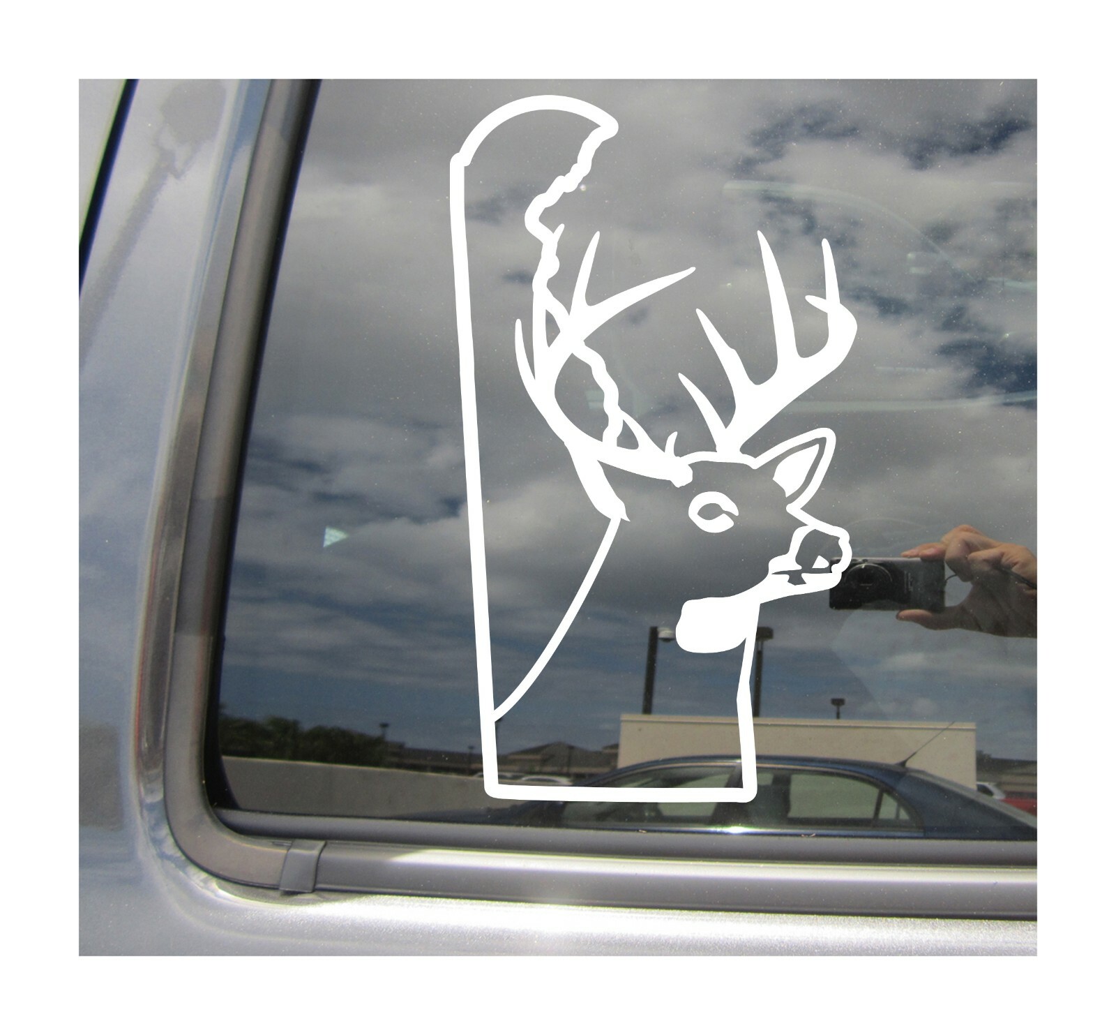 Delaware Deer Hunter Hunting Season Outdoor Car Window Vinyl Decal Sticker 01213