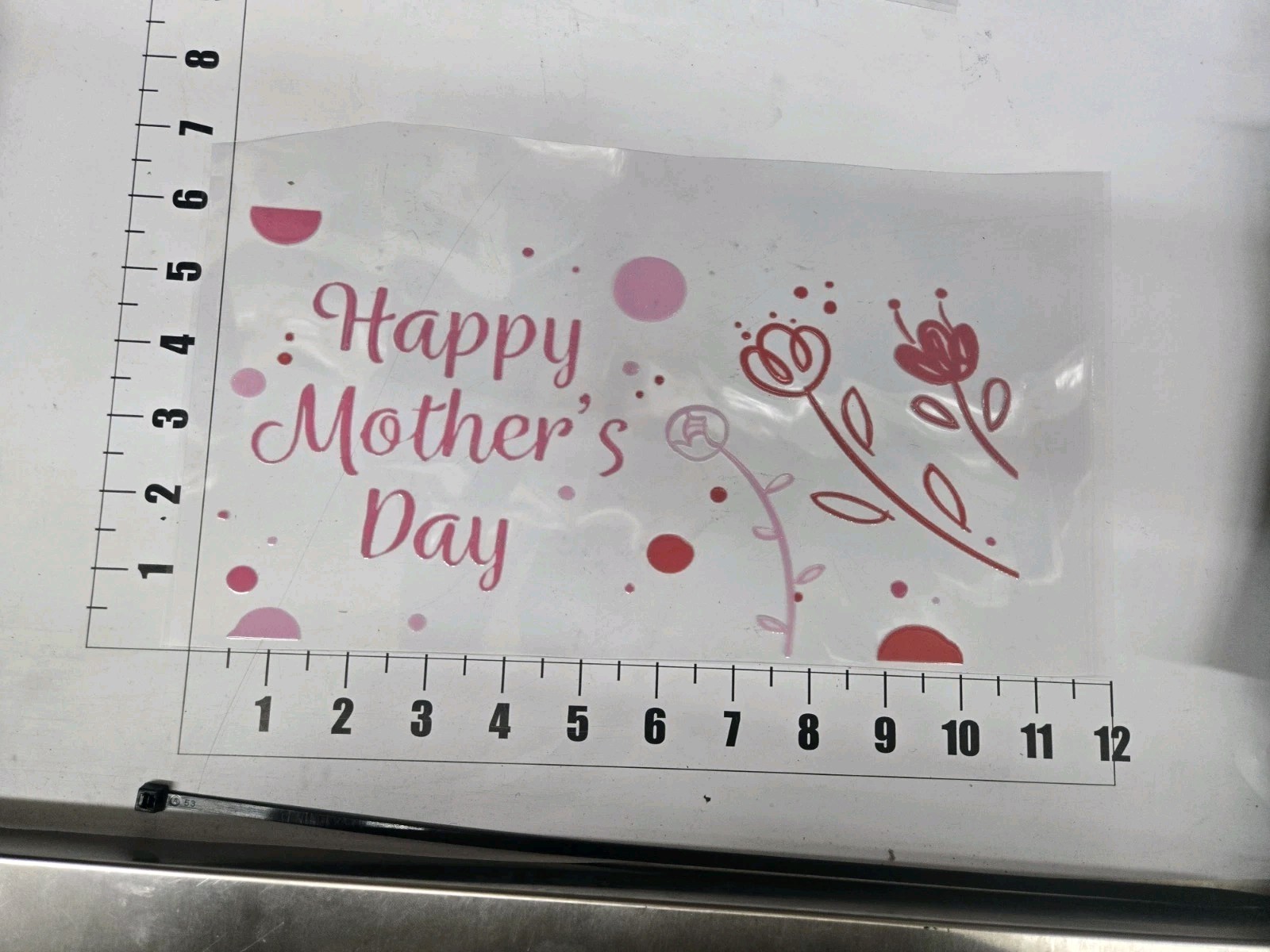 Happy Mothers Day Sticker Uv dtf Size Sheet 5.5×10.5 Inch