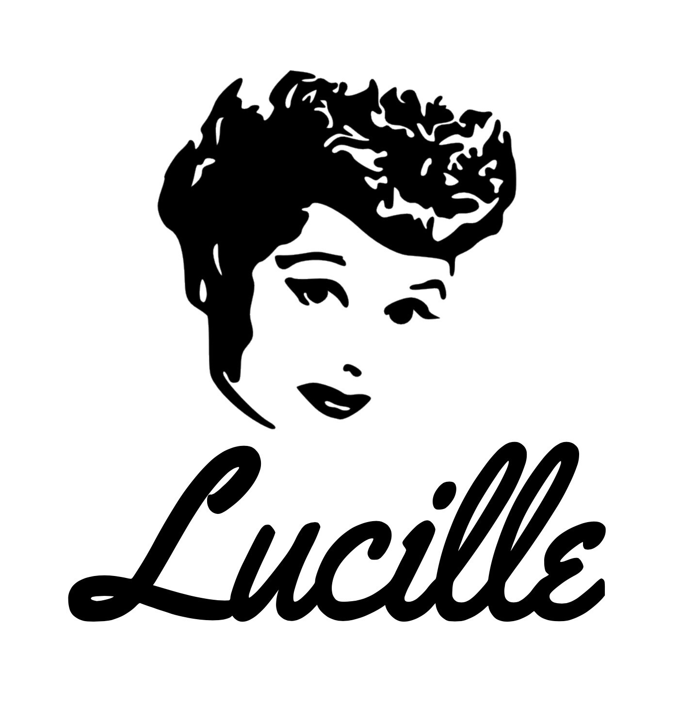 I Love Lucy Lucille Ball funny comedy comedian Vinyl Decal
