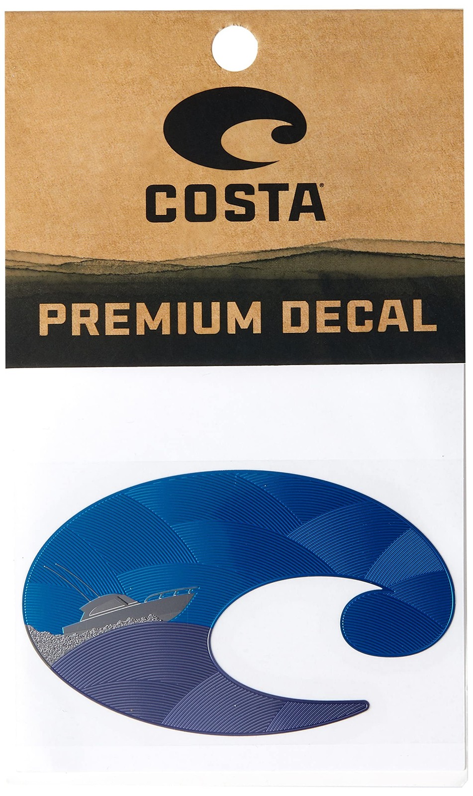 Costa Del Mar Premium Decal Blue One Size