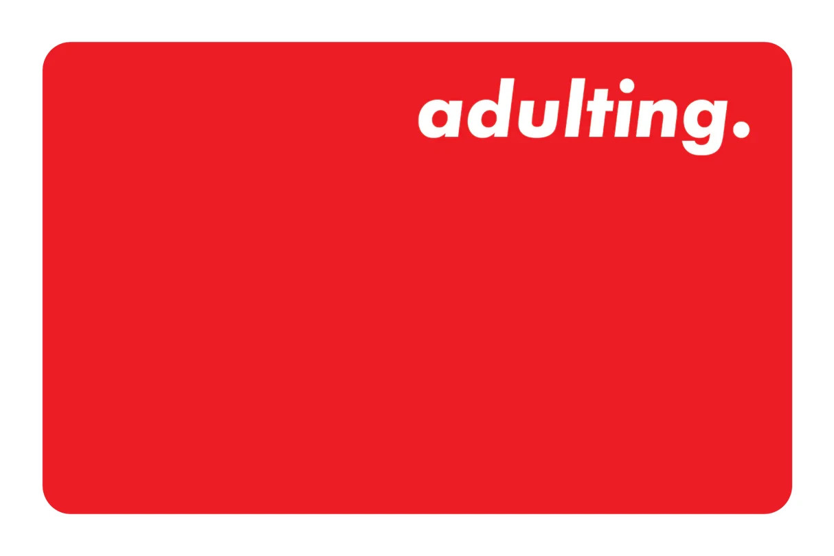 Adulting Funny Quote Novelty Card Skin 4 Pack Relatable Humor Millennial Decal