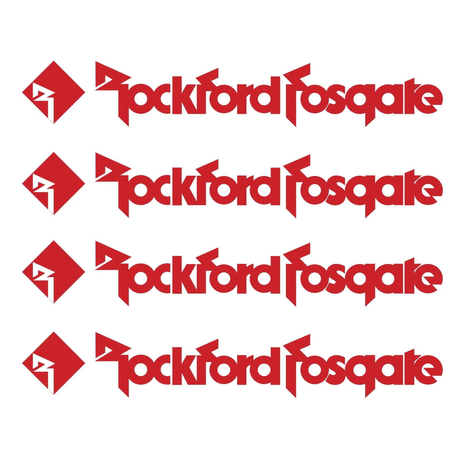 Rockford Fosgate Automotive Audio Sticker Decal Vinyl Die Cut FAST SHIPPING