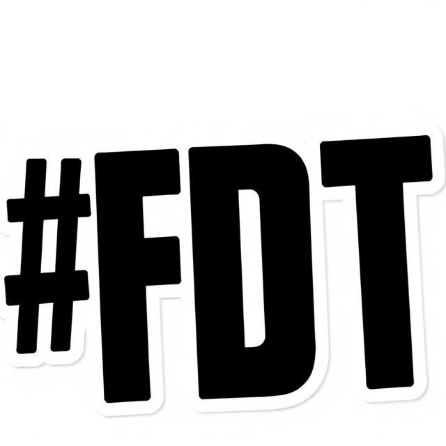 #FDT Political Protest Sticker Activist Freedom Vinyl Decal Bumper Window
