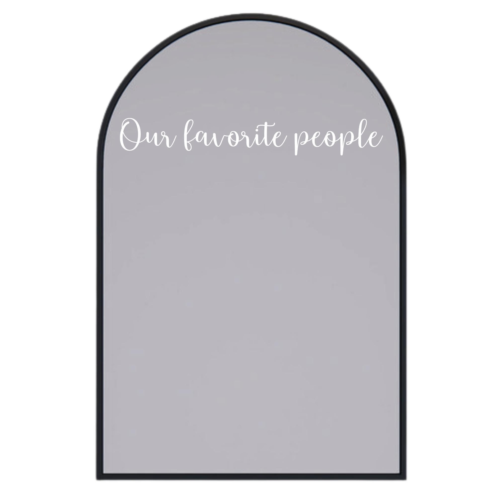 Our Favorite People Sticker (18" x 3") – Wedding Seating Chart Decal – Weddin…
