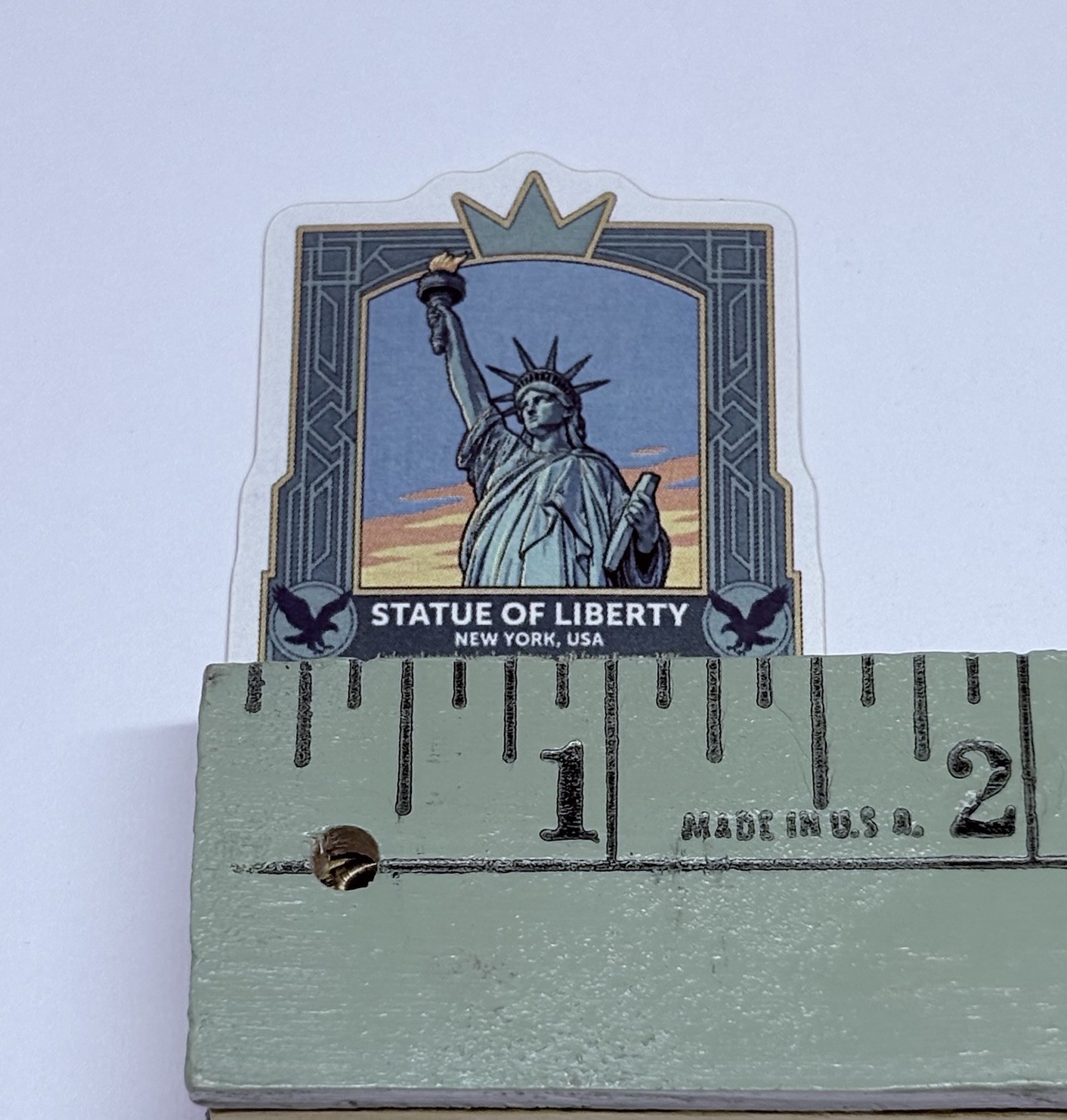 Statue Of Liberty Sticker New York Travel City Tour Art Decal Vinyl Souvenir Tc9