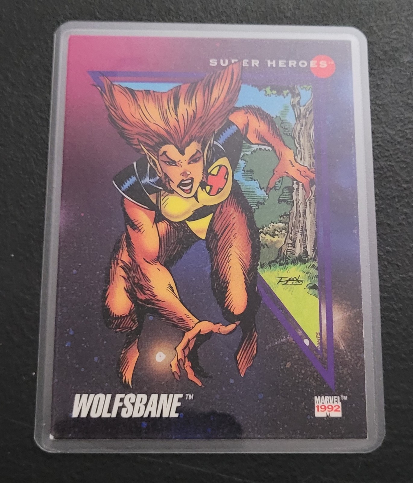 Impel Marvel Universe Superheroes Fridge/Locker/Cabinet Laminated Magnet 1990's