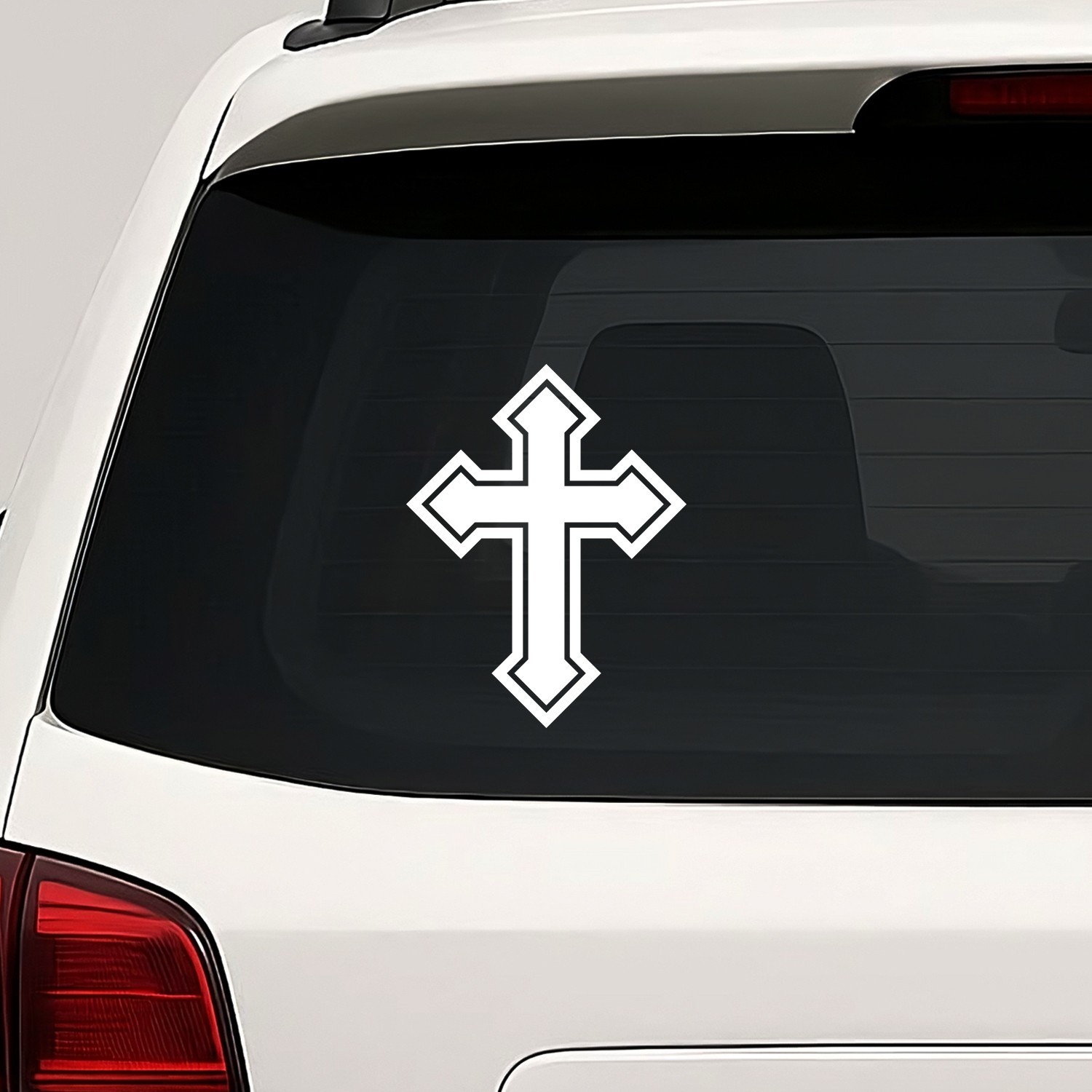 Cross Vinyl Die Cut Decal Sticker – Jesus Christ Christian Religious God Church