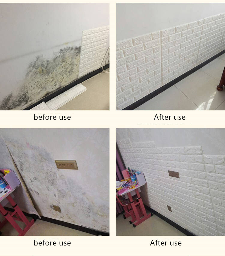 3d Wall Decor Brick Foam DIY Adhesive Self Stickers Room Home Wallpaper Embossed