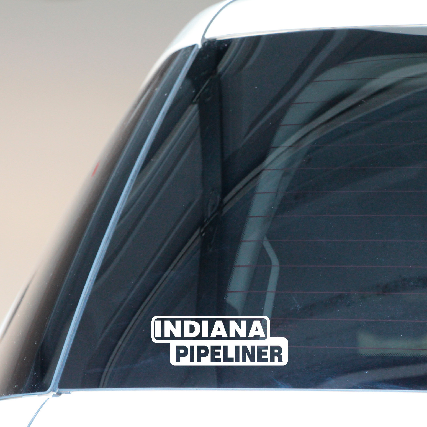 INDIANA PIPELINER PIPE LINER DECAL VINYL OIL GAS PIPELINE STICKER