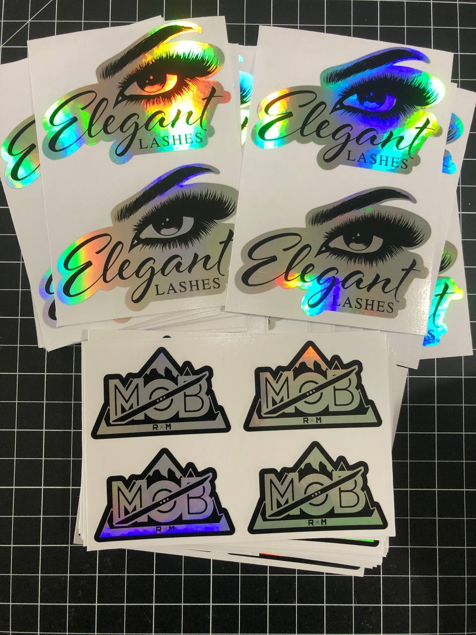 Custom Holographic stickers labels, Holographic vinyl sticker labels Waterproof