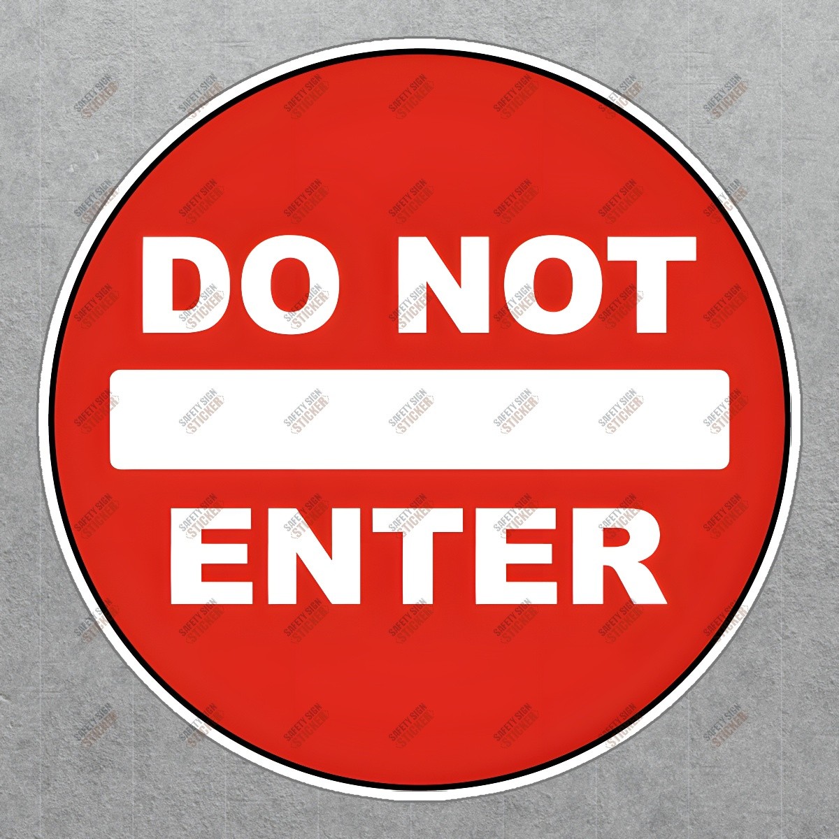 DO NOT ENTER Safety Sign Sticker OSHA Compliant Warning for Workplace #937643