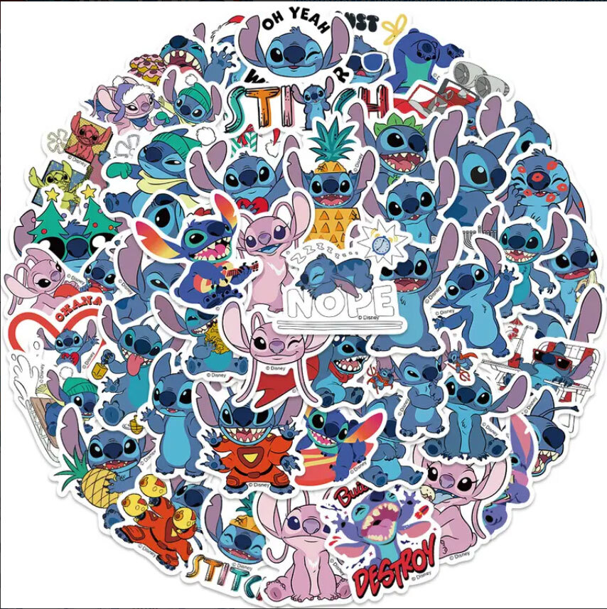 Lilo and Stitch ORIGINAL Sticker Vinyl Waterproof – Stickers for Car Phone Case