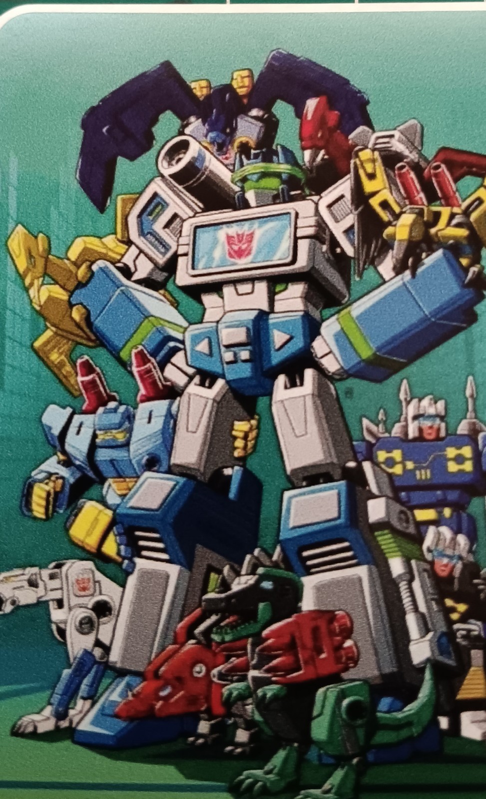 TRANSFORMERS X SOUNDWAVE X SHATTERED GLASS X VYNIL STICKER