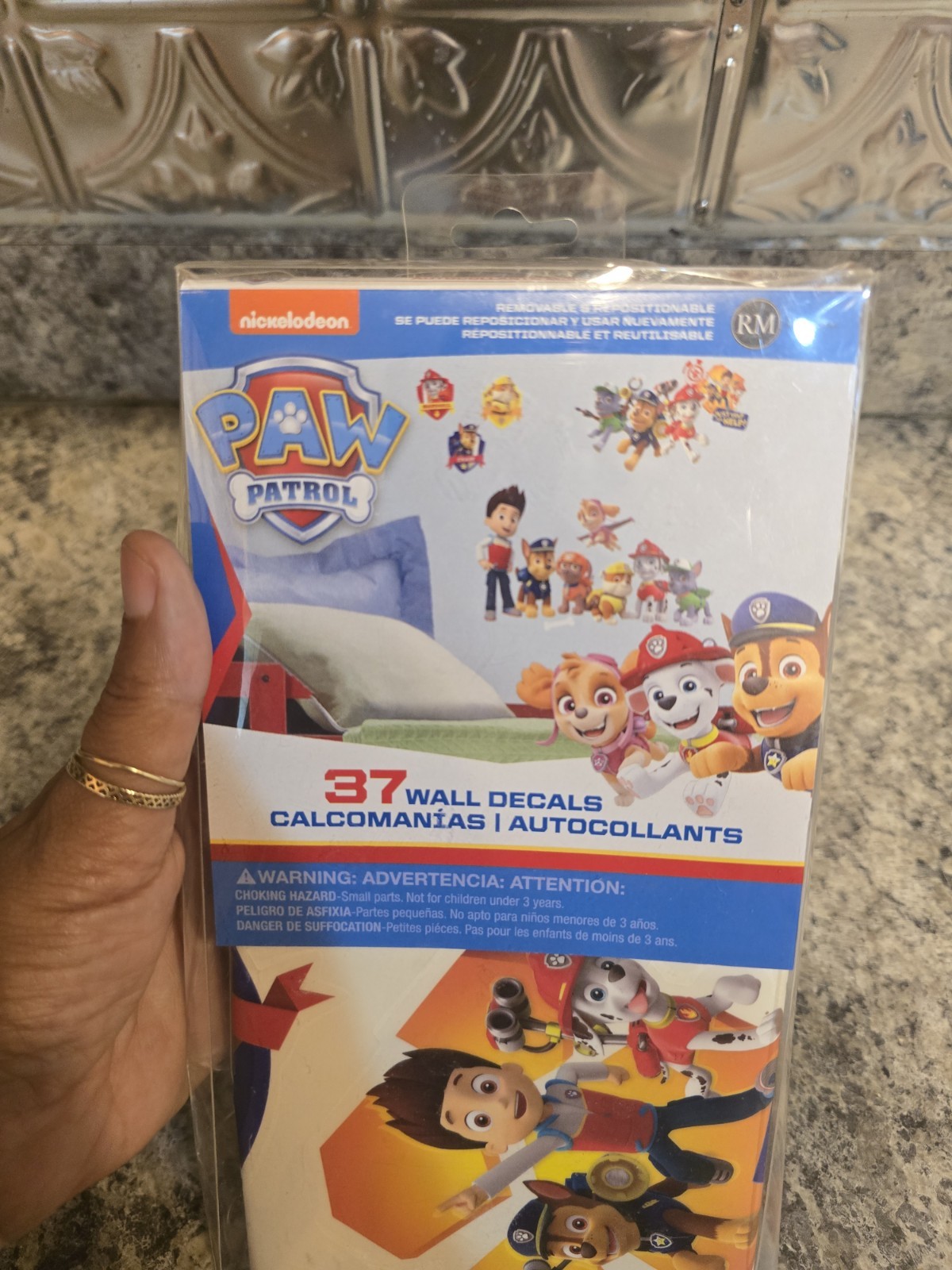 New Paw Patrol – Just Yelp For Help Peel/Stick – 37 Decals Wall Decor No Residue