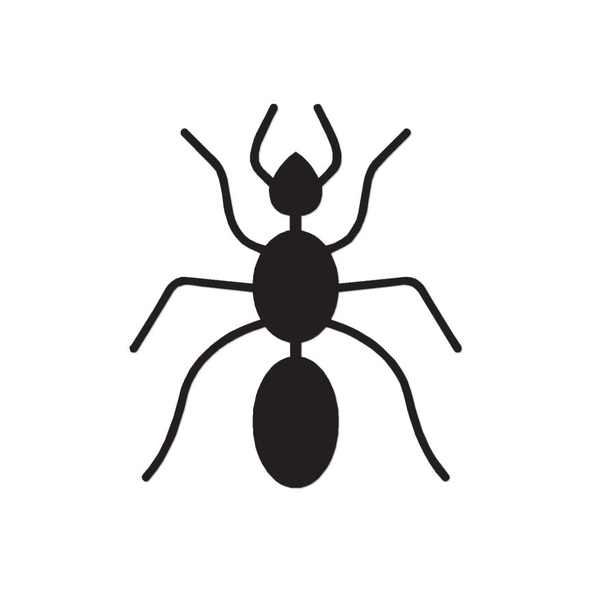 Ant Insect – Vinyl Decal Sticker – Multiple Color & Sizes – ebn58