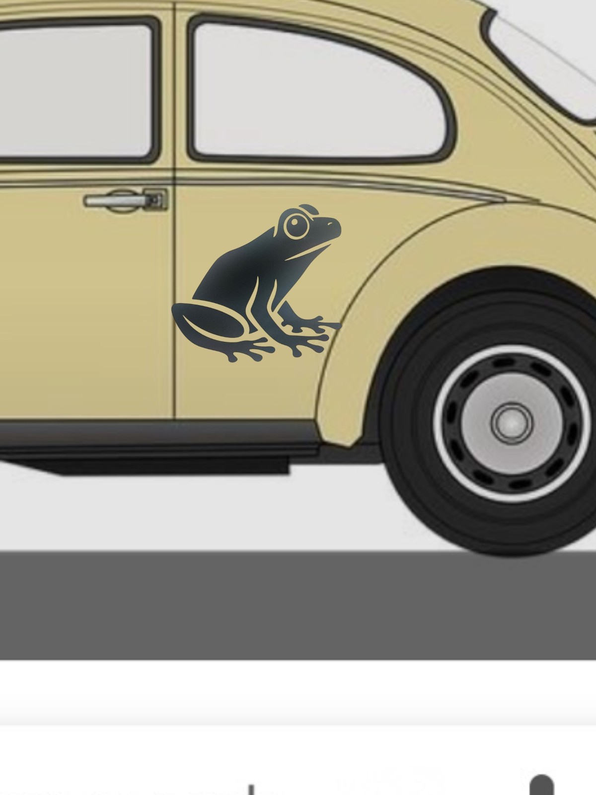 Frog design#2 Decal for car Windows Laptops most Smooth Surfaces