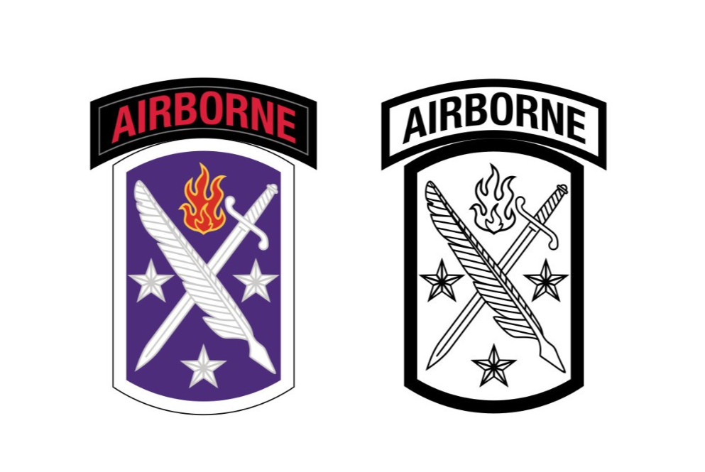 95th Civil Affairs Decals, Perma-Sticker, No Background, $1 Shipping, set of 2