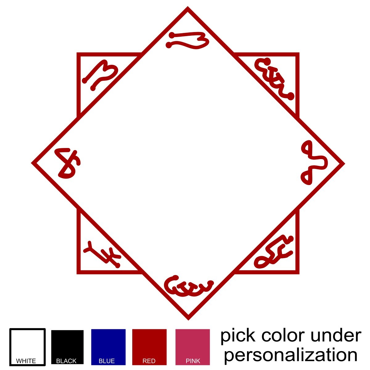 Alastair's Reaper Trap Symbol, Supernatural Decal, you pick color and size