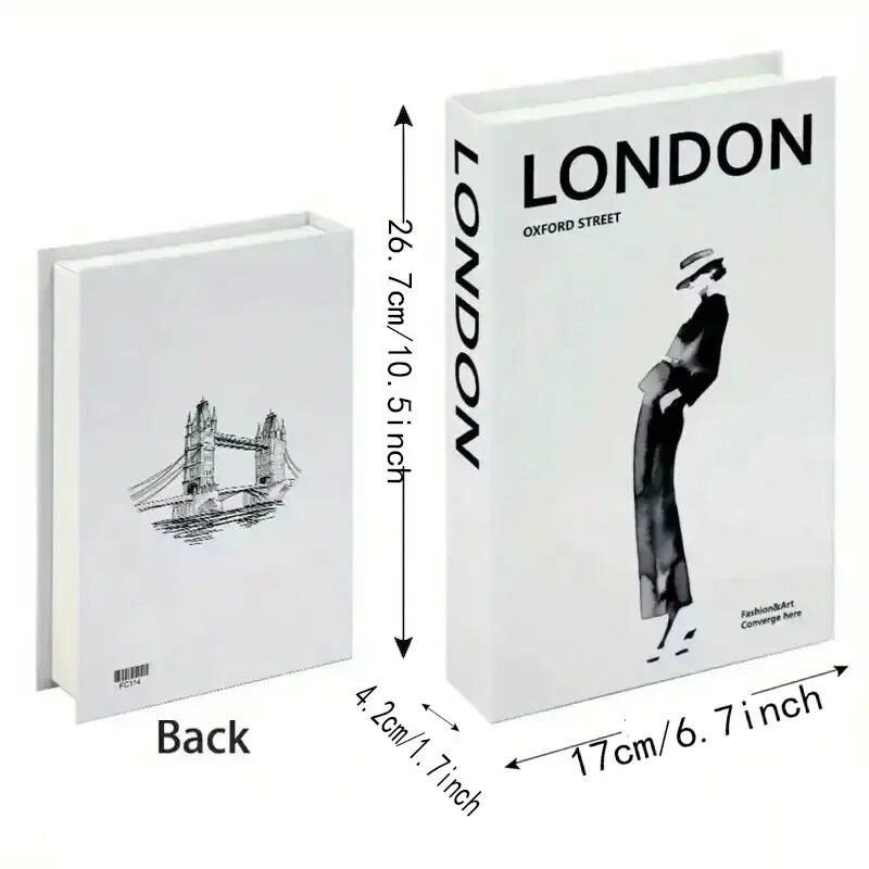 3 Pcs/ Set Of Luxury Decorative Fake Book For Decorations, Multiple Applications