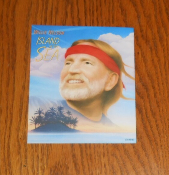 Willie Nelson Island in the Sea Card Handbill 5.5×4.5