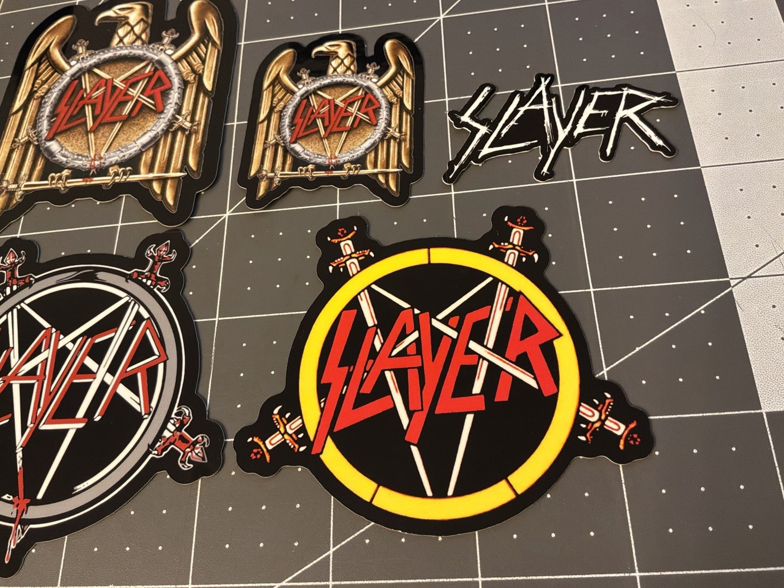 Slayer Stickers 5 Sticker Lot