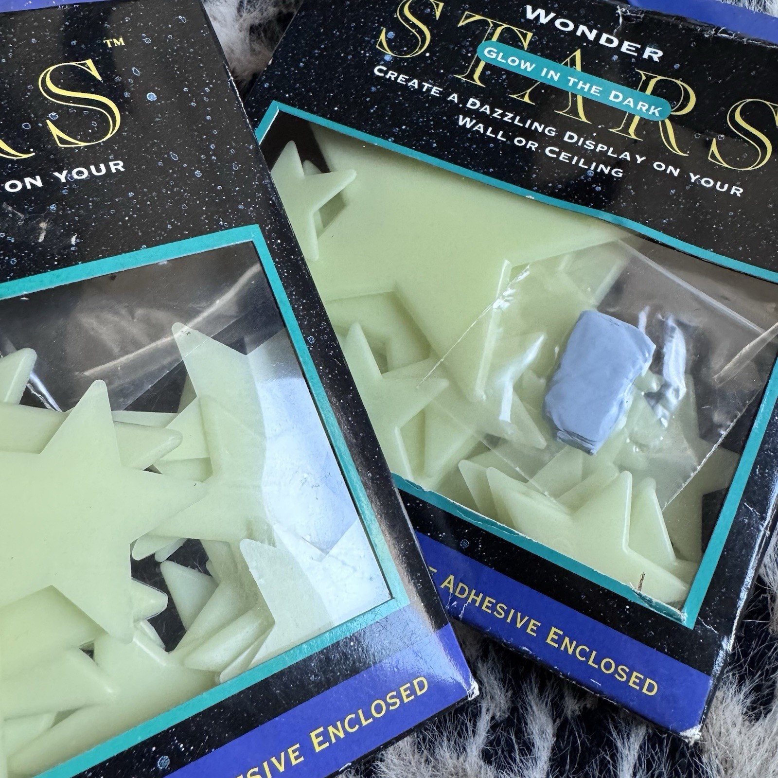 Vintage 1990s Glow In The Dark Wonder Stars – Great Explorations – 1994