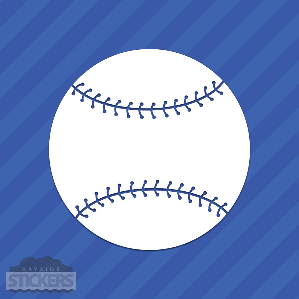 Baseball Vinyl Decal Sticker