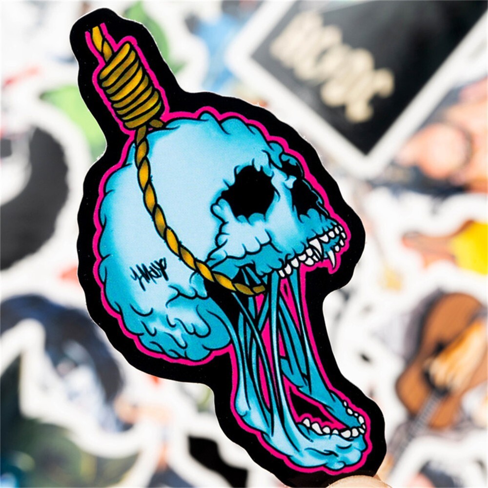 100pcs Rock N Roll STICKER, Music Metal Rock Heavy metal Punk Stickers#113155