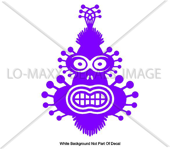 Space Monkey Unique Graphic Design Various Sizes & Colors Die Cut Vinyl Decal