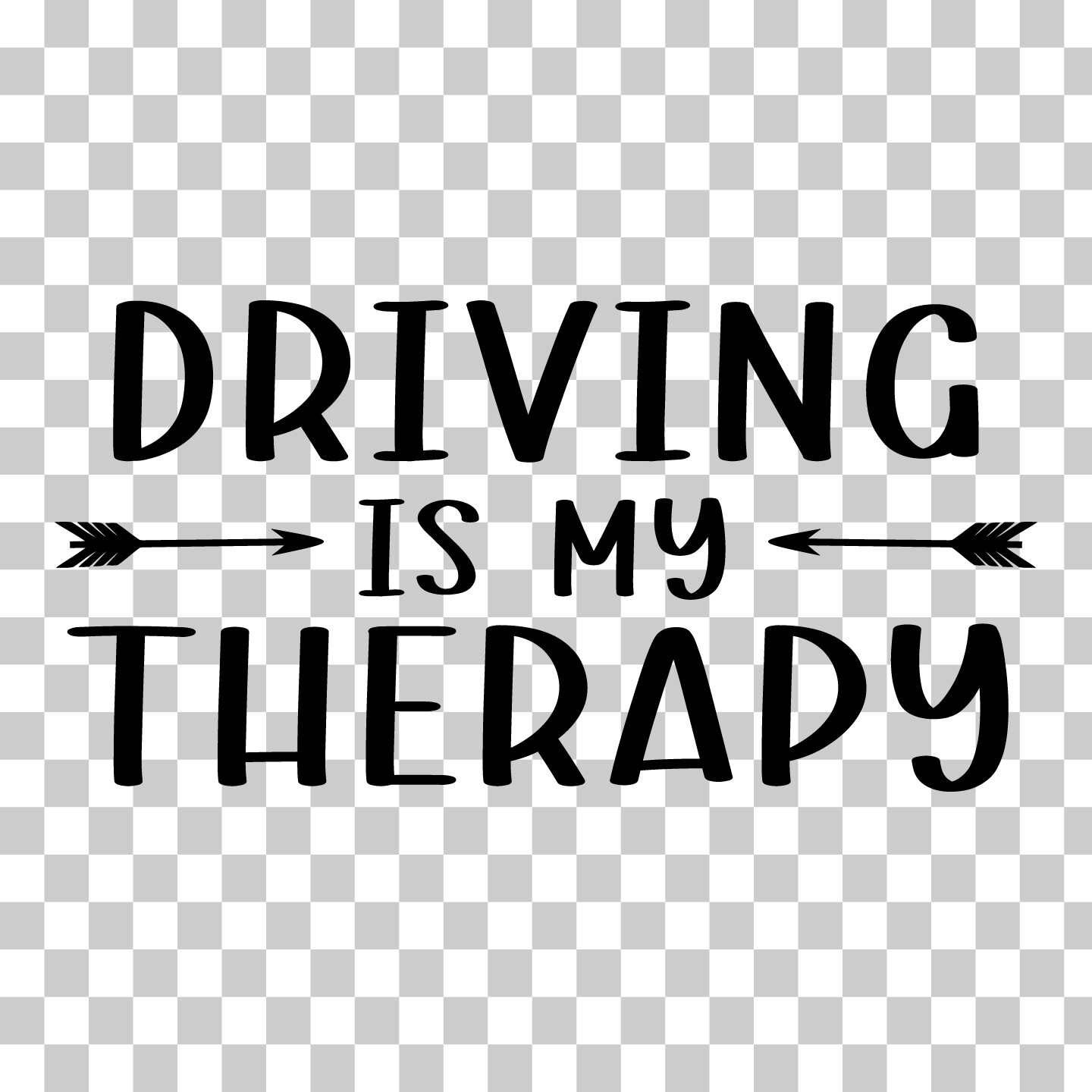 Driving Is My Therapy Custom Vinyl Sticker Decal Car Window Laptop More