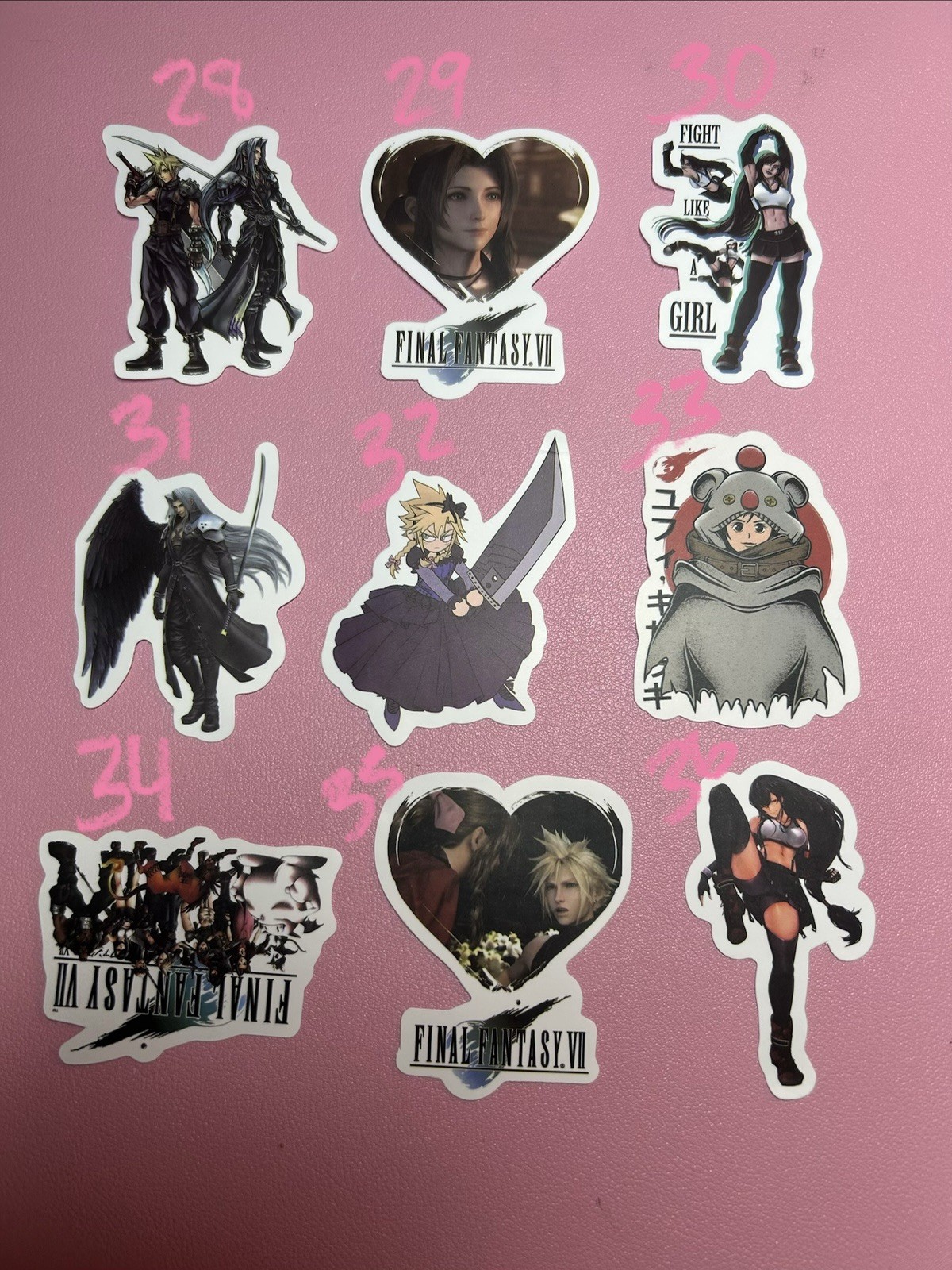Final Fantasy And More Anime Stickers
