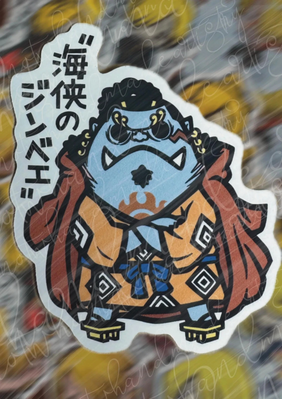 One Piece Jimbe Weatherproof Stickers