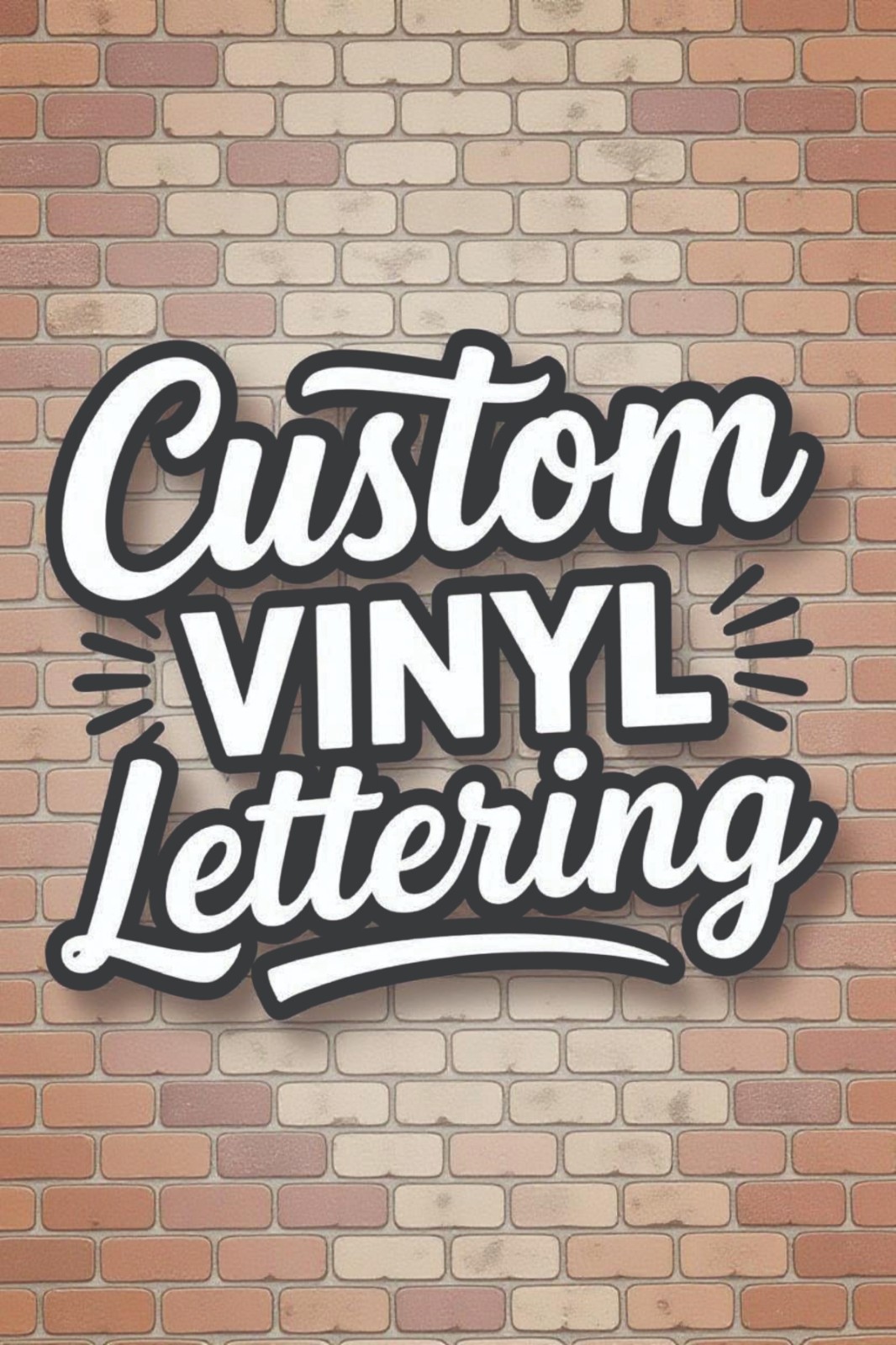 Custom Vinyl Lettering Decal UV Resistant Weatherproof Personalized Car Stickers