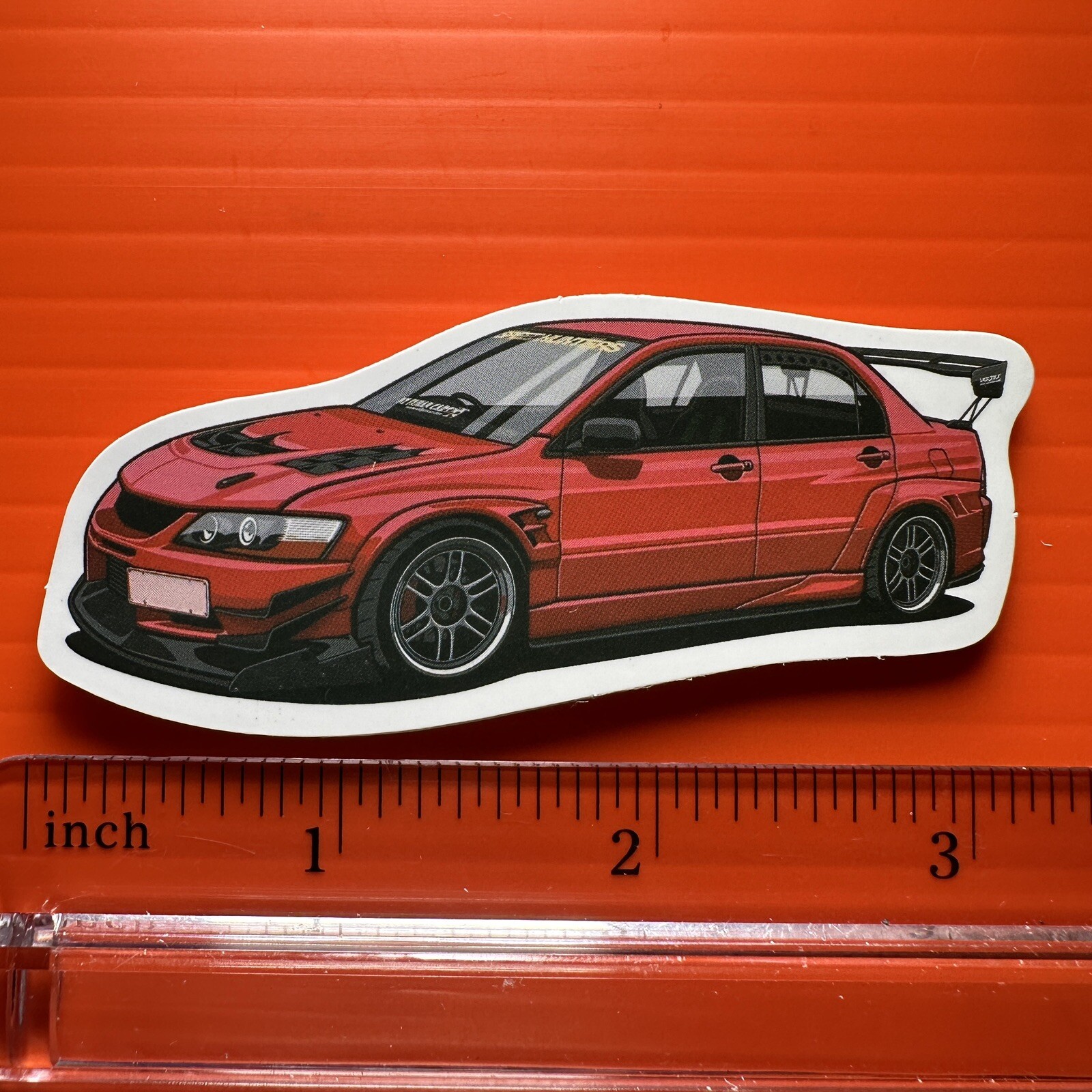 Mitsubishi Lancer Evolution Sticker Decal Racing Car Skateboard Laptop JDM