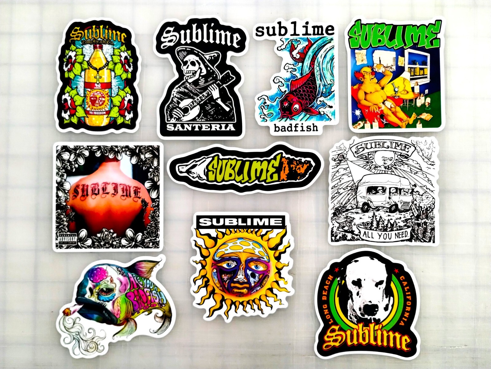 Ska Punk Hard Rock Sticker Pack (10) Ska Band Hip Hop Rock Reggae 90s Bands