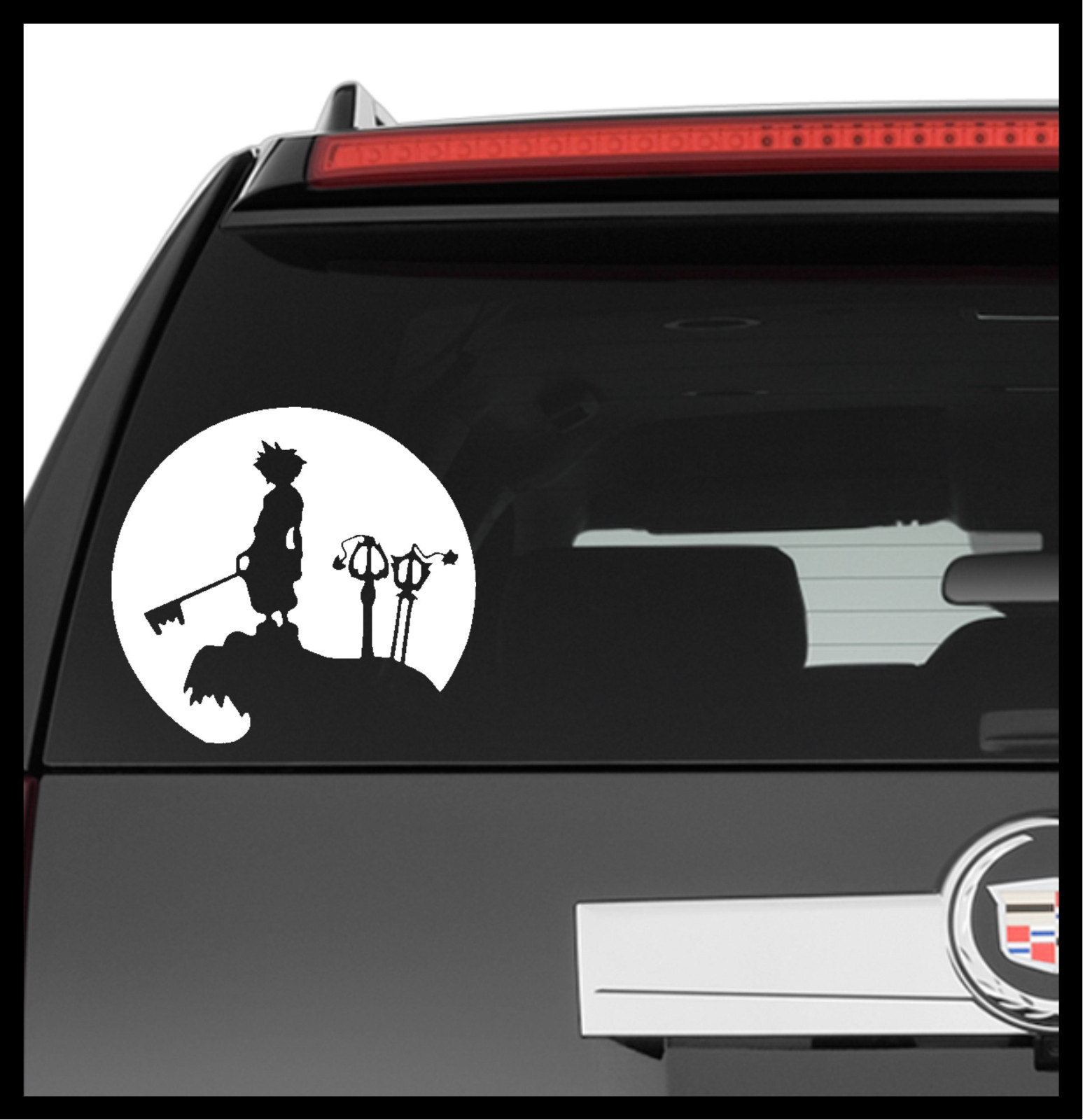 Vinyl Decal Truck Car Sticker Laptop – Kingdom Hearts Sora Keyblades Moon