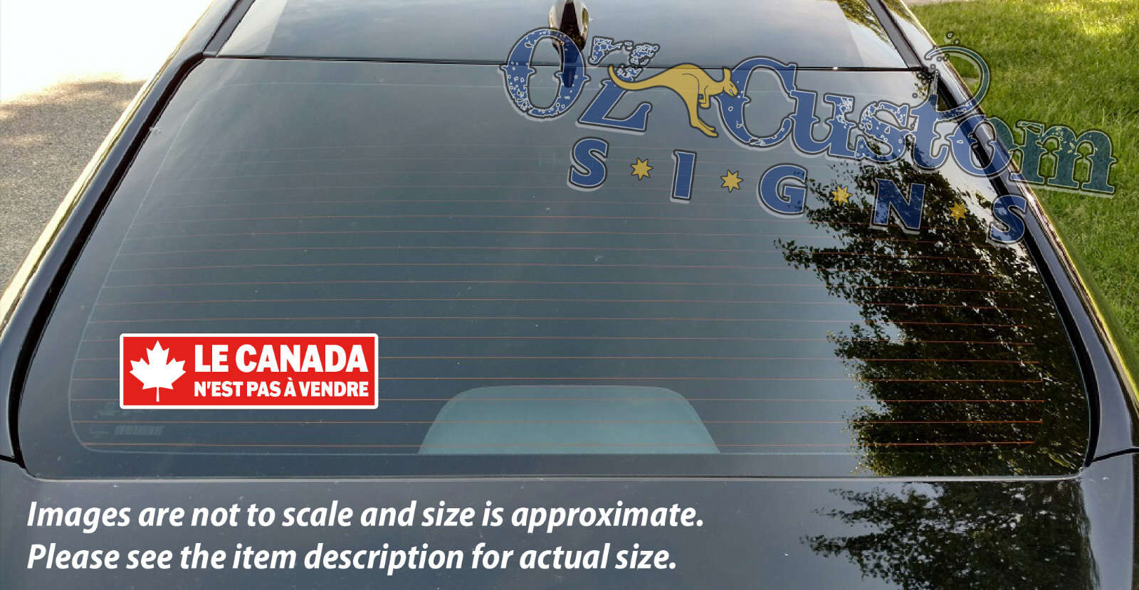 Le Canada N'Est Pas À Vendre (RED) – Canada Is Not For Sale – Decal / Sticker!