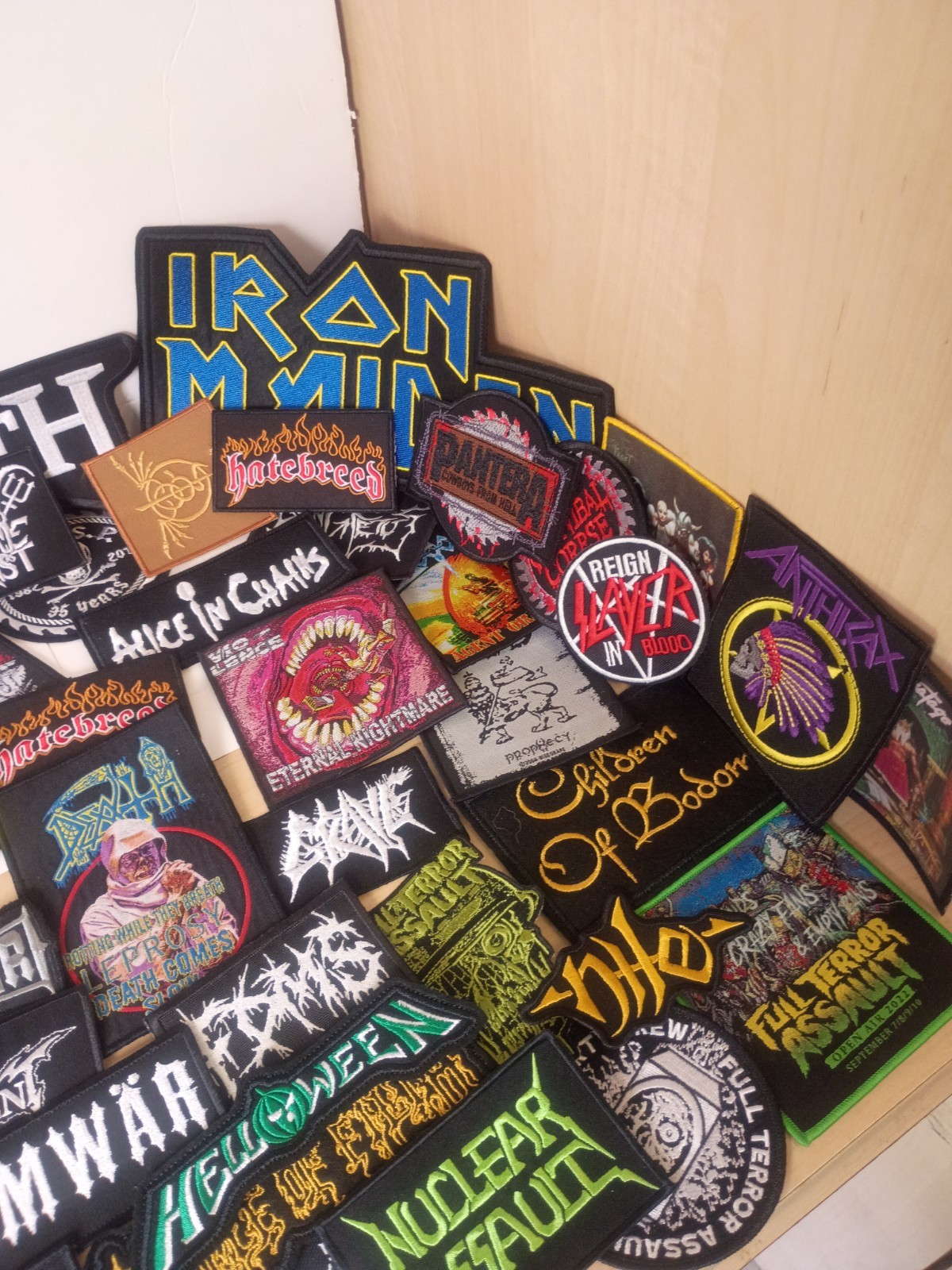 78 Death Metal Iron On Patches Lot Sale