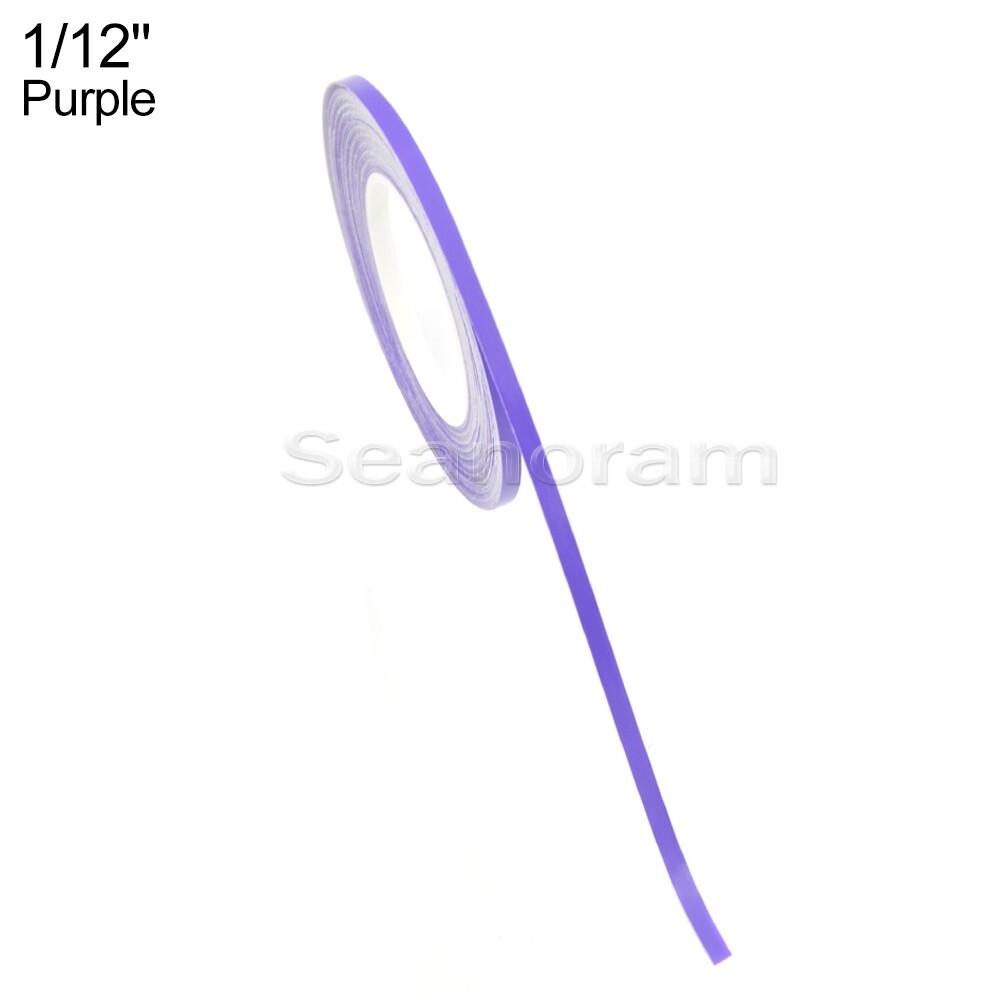1/12" 2mm Purple DIY Home Shop Bar Pinstriping Pin Stripe Decal Vinyl Sticker