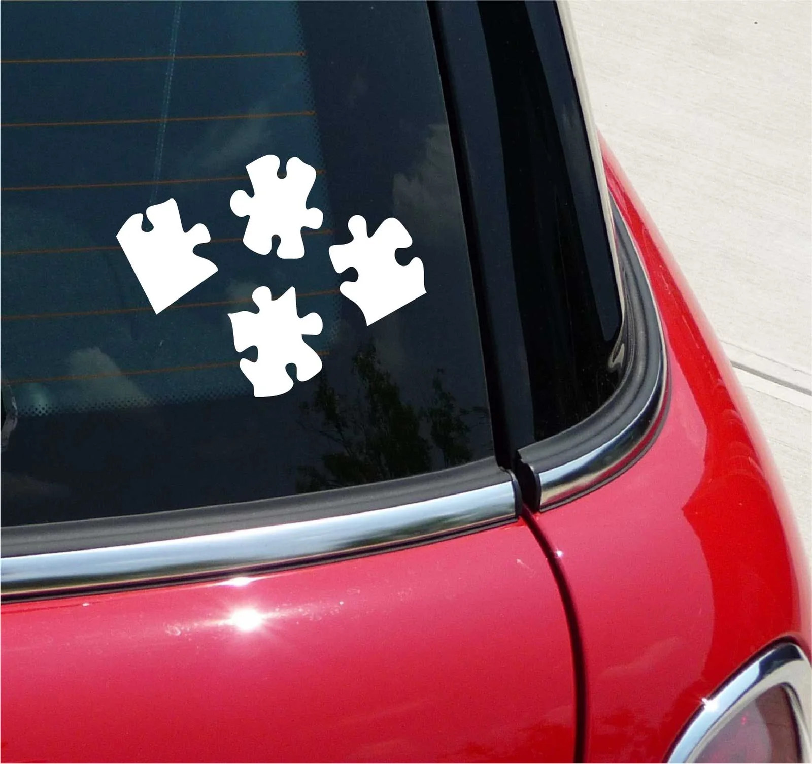 PUZZLE PIECES PUZZLIST GRAPHIC DECAL STICKER ART CAR WALL