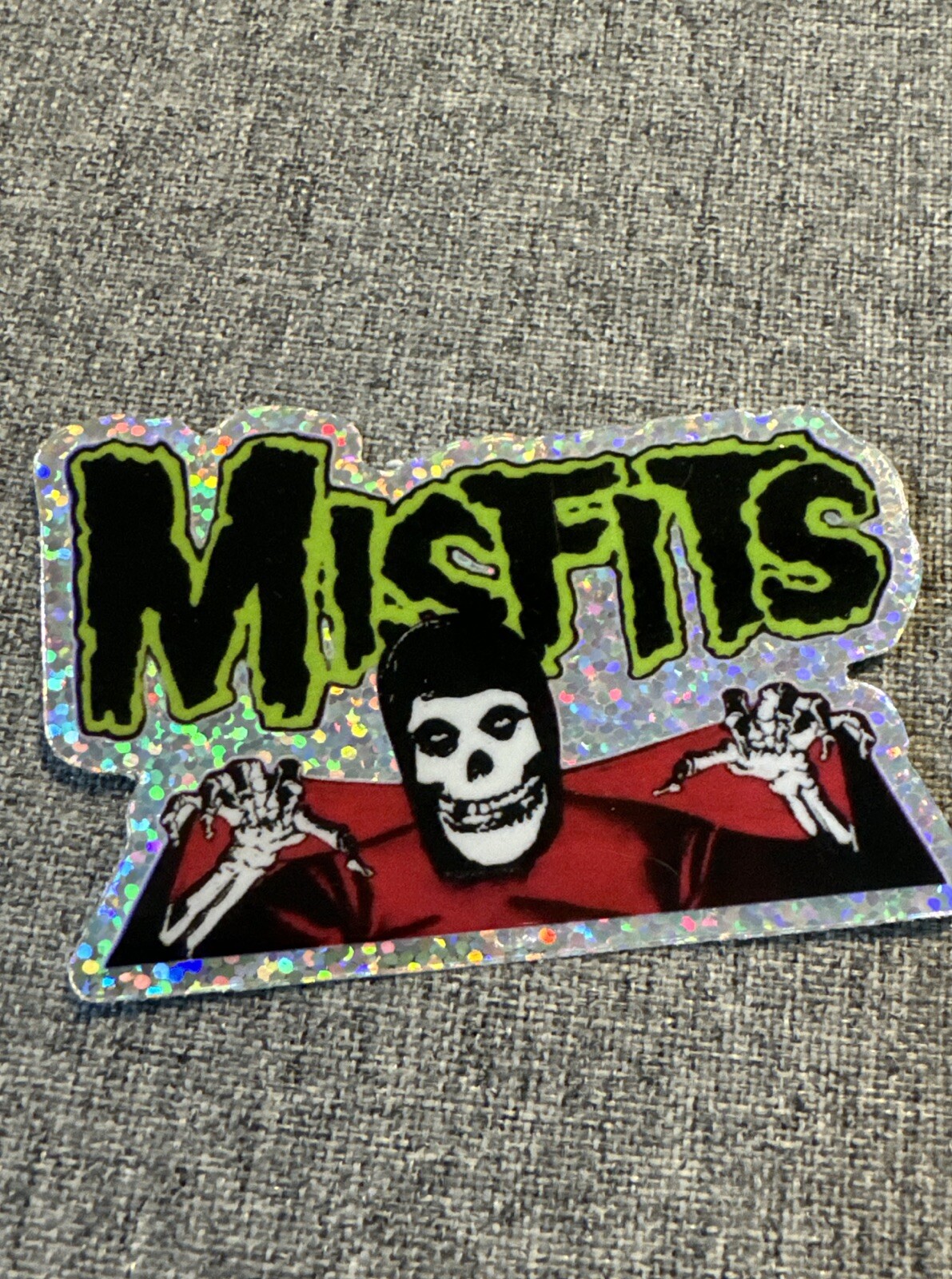 Rare 3" MISFITS Sparkle Sticker Decal Rock Roll