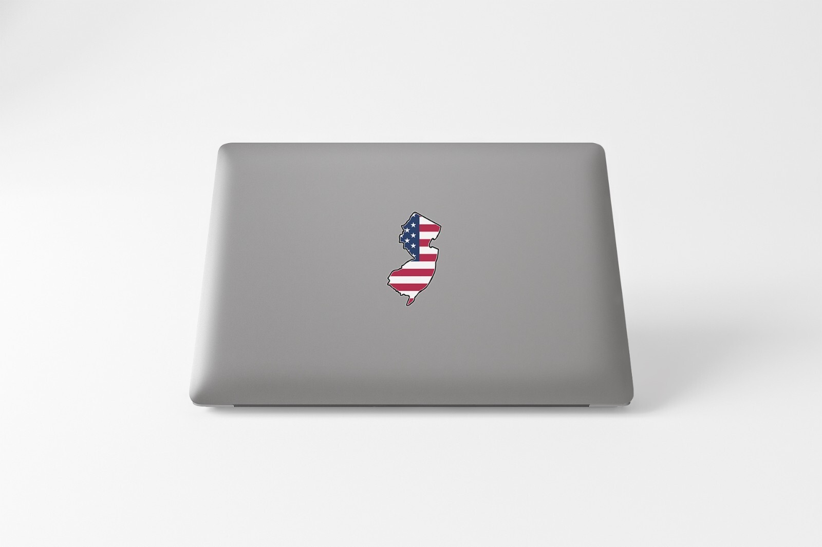State of New Jersey Flag Map Sticker Decal USA New Jersey State