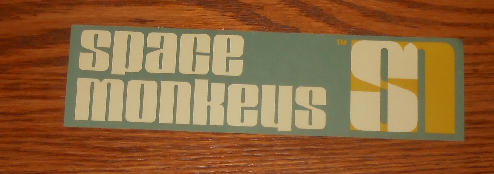 Space Monkeys Bumper Sticker Decal Promo 7×2